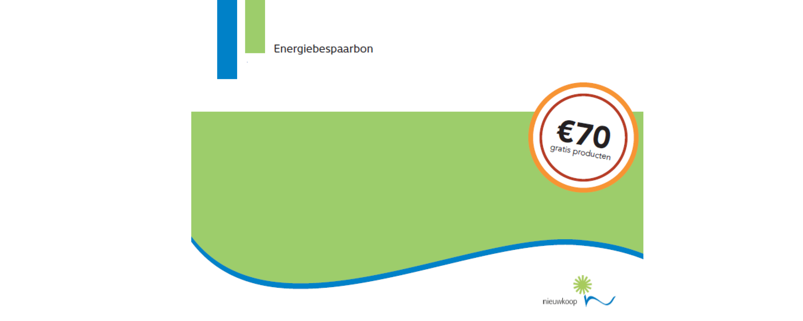 Energiebespaarbon Duurzaam Nieuwkoop